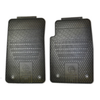 Holden VE WM Front Rubber Floor Mats Pair Black Commodore Left & Right NEW