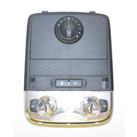 Holden Chevy VE Export Front Roof Map Light with Sunroof Switch & Bluetooth Mic - Black