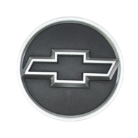 Chev VY VZ Airbag BADGE 45mm Black Holden Commodore WK WL GM