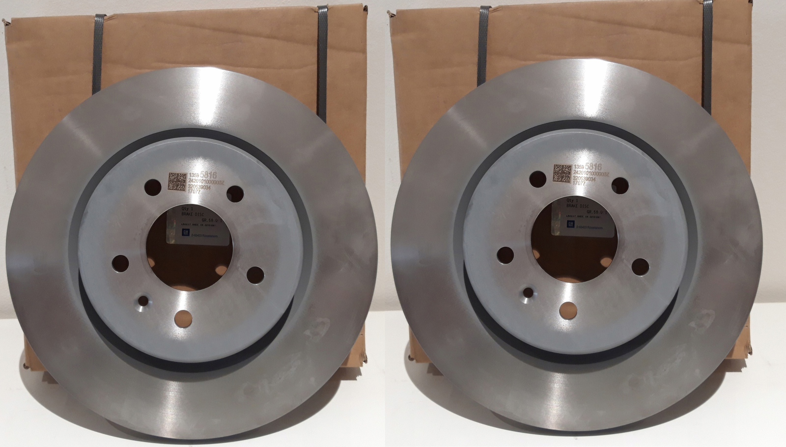 Holden ZB VXR Rear Brake Rotor Pair 315mm Discs X2 Commodore GMH