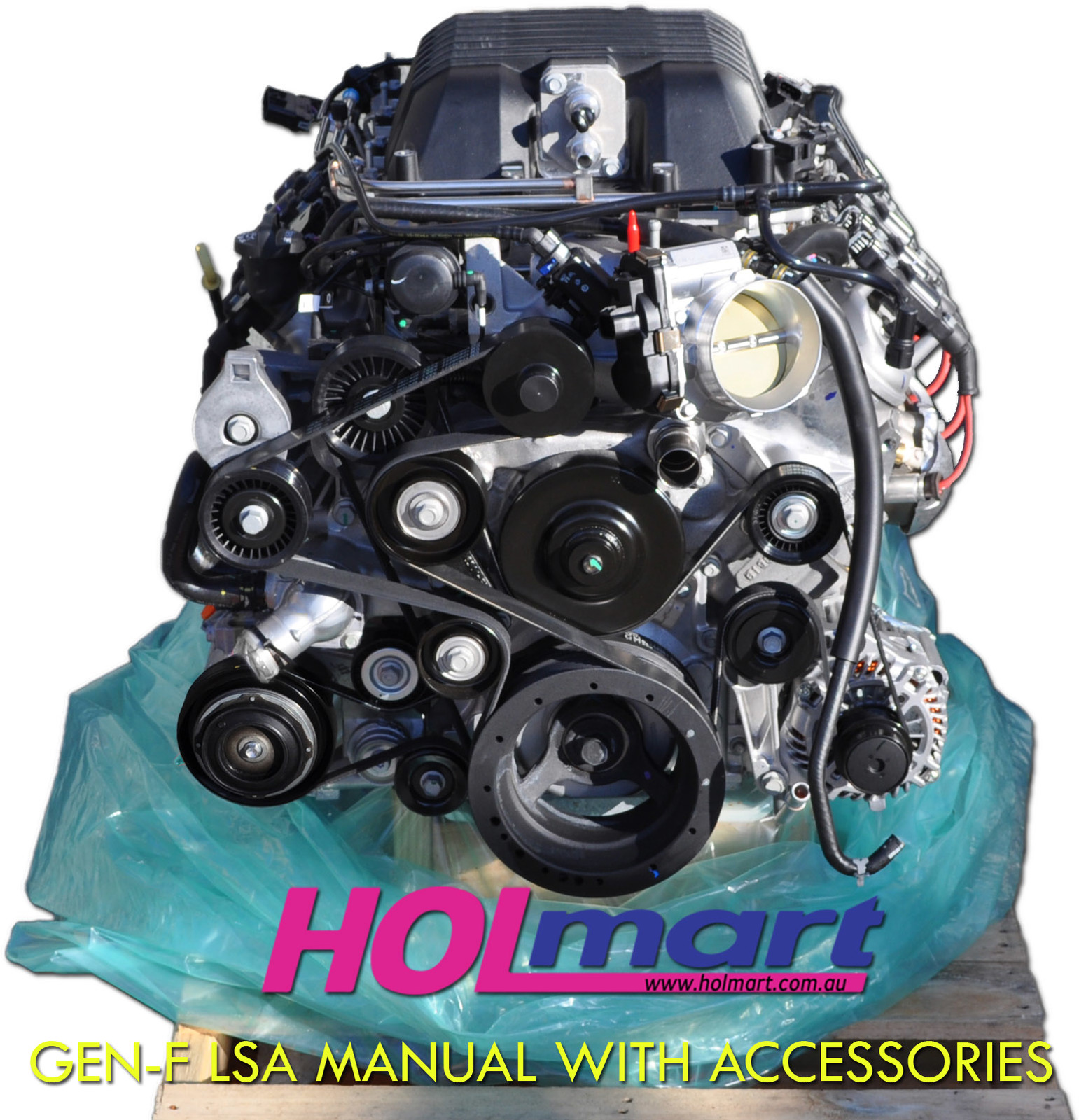 Holden HSV VF GTS LSA 430KW 6.2L Supercharged V8 Accessory Engine Motor ( Manual Type