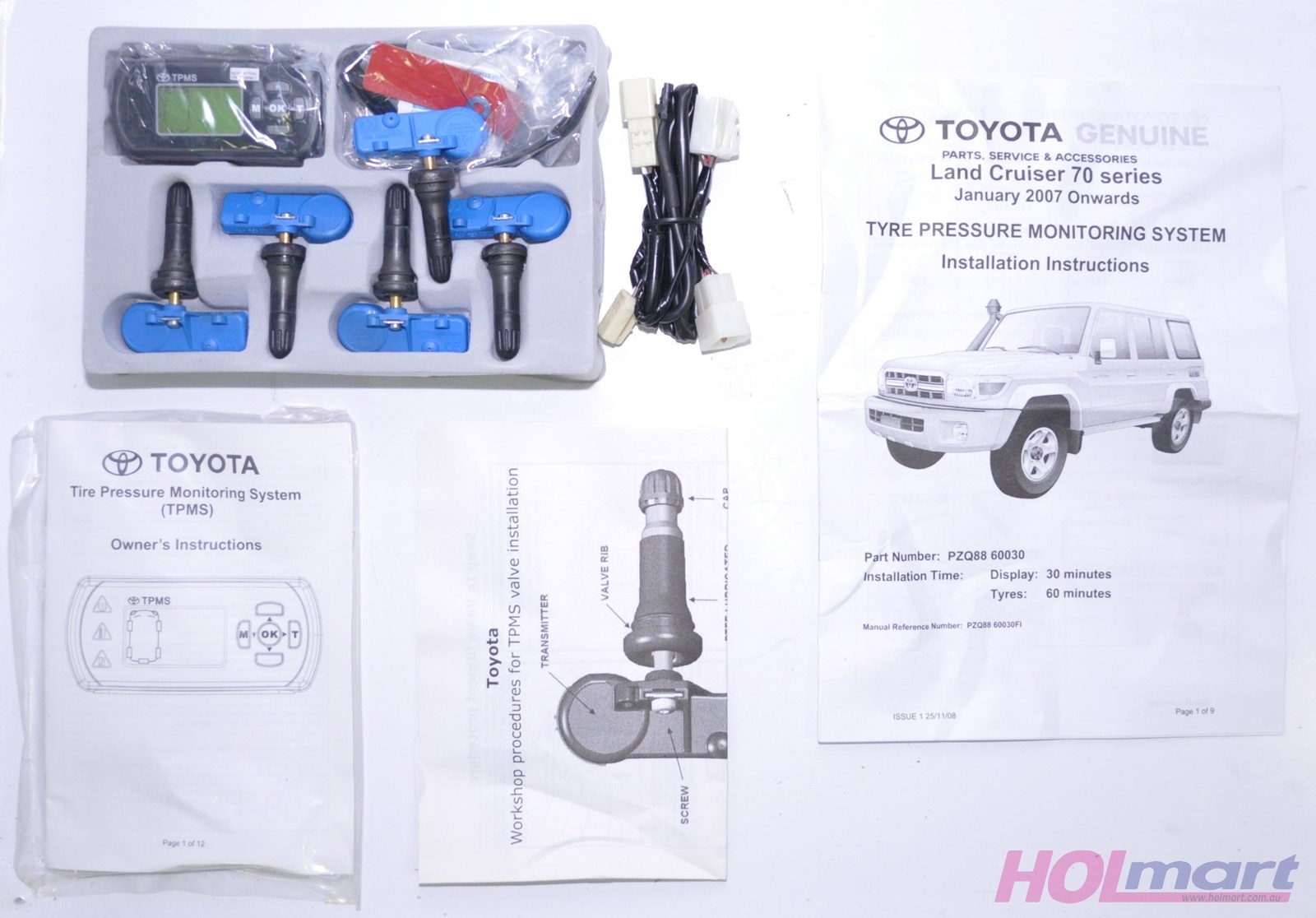 Toyota Landcruiser 70 Series LC70 TPMS Tyre Pressure Monitoring System