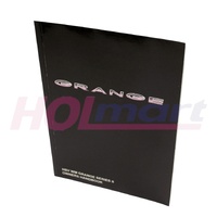 HSV WM Owners Manual/Book For E2 Grange 