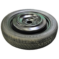 Holden Steel Wheel Space Saver Rim Tyre 155/70R18 112M VE VF WM WN Brand New Black Commodore (Good Burnout Tyre)