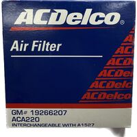 AC Delco Air Filter ACA220 19266207 - Subaru Exiga, Forester, Impreza, Legacy, Outback, Tribeca