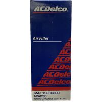 AC Delco Air Filter ACA250 19280200 - Audi, Skoda, Volkswagon