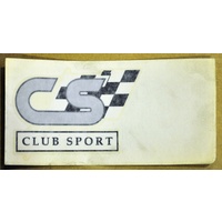 Holden HSV VN Clubsport Badge Decal. For Guard Left Or Right Or Boot Lid NOS Rare