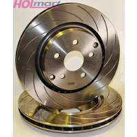 Holden AP HSV VE Rear Slotted and Ventilated Rotor Brake Discs Pair 350mm Clubsport GTS Senator
