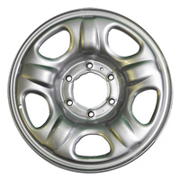 16" Steel Trailer Wheel 16x6.5" Rim Silver 6 Stud Caravan Camper Boat Trailer NEW