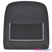 Ford BF Front Seat Backing & Map Pocket Grey Suede - Suit Left or Right Side