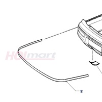 Holden Rear Bar Chrome Mould for WH Statesman 1999 - 2003