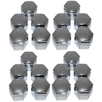 Holden HSV Commodore VT VU V2 VX VY VZ WH WK WL Mag Wheel Nut Covers CHROME (Set of 20) 19mm GMH