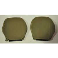 Holden VY Berlina Wagon Rear Cloth Seat Head Rest Trims Pair
