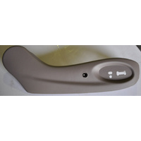 Holden Commodore WK WL VY VZ Right Front Seat Side Cover 8 Way. Non-Memory Taupe (Dark Cream)
