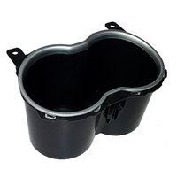 Holden VE WM Centre Cup Holder & Liner Silver Rim SS SV6 HSV Commodore 