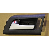 Holden VE Series 1 Left Rear Inner Door Handle Black / Alloy Silver