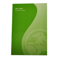 Holden Commodore VE Series 1 Omega SV6 SS SSV Ute Owners Manual Handbook New
