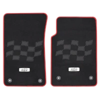 Holden VE HRT Motorsport Front Carpet Floor Mats Ute SV6 SS SSV Red/Black Commodore