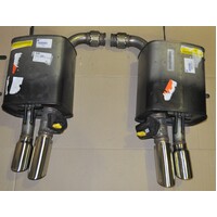 Holden VF SS Ute Rear Exhaust Mufflers V8 Bi-Modal 2015 - 2017 Pair LS3 SER2