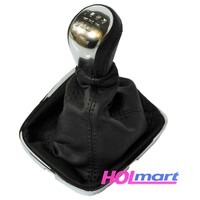 Holden HSV VF V8 Manual Shifter Gear Knob & Boot 6 Speed Chrome/Black GMH Commodore GTS Clubsport SS