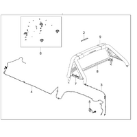 Holden Colorado RG Sports Roll Bar Alloy Short Chrome 2012-2019 GMH 92511649