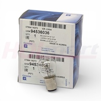 GM 2x P21/5W Brake & Tail Light Dual Filament Bulb - Set of 2