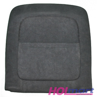 Holden VE Front Seat Backing & Map Pocket Onyx Black Suede 