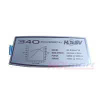HSV VF Engine Cover Power Badge " 340 " 