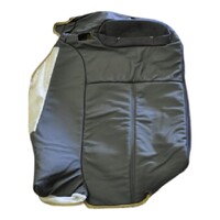 Holden WK Statesman Leather Left Rear Upright Seat Trim. Pewter Grey
