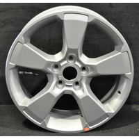 HOLDEN ASTRA 18X7 SILVER 5SPOKE RIM MAG WHEEL 2007 08 09 10 11 2012 NEW