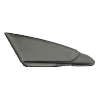Holden HSV VZ Clubsport R8 Door Trim Insert Left Hand Front Black Perforated Leather - White Stitching