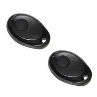 Toyota Keyless Entry Car Remotes Pad Single Button Oval - Pair X2 - Prado Landcruiser Corolla Hilux MR2