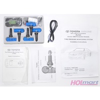 Toyota Aurion TPMS Tyre Pressure Monitoring System Valve Sensors Kit - Oct 2006 Onwards