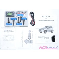 Toyota RAV4 TPMS Tyre Pressure Monitoring System Valve Sensors Kit - August 2008 Onwards