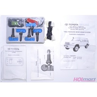 Toyota Landcruiser 70 LC70 TPMS Tyre Pressure Monitoring System Valve Sensors Kit - Jan 2007 Onwards