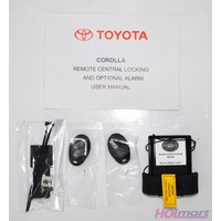 Toyota Corolla ZZE121 122 Remote Keyless Entry Kit - Oct 2001 Onwards