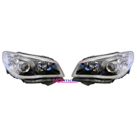 Holden HSV VF Head Lights Pair Black Commodore - SS SSV SV6 Calais NEW