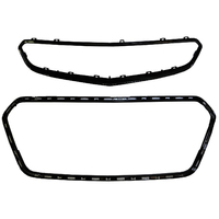 Holden VF Series 1 Front Upper & Lower Grille Surround Trim Moulds SV6 SS SSV Commodore Black