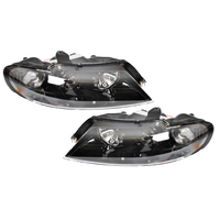 Holden VX VU Head Lights Altezza Projector Black Pair Berlina Calais HSV NEW