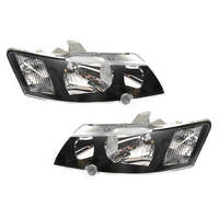 Holden VY SS Head Lights Pair Black Commodore SV8 S GMH
