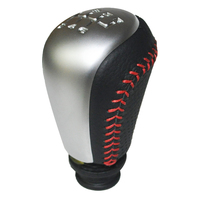 Holden HSV VY VZ V8 6 Speed Manual Shifter Knob Black Red Stitching Commodore GMH NOS