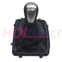 Holden VY VZ Manual Shifter Gear Knob & Boot V8 6 Speed White Stitch SS & HSV GTS Clubsport