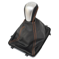 Holden HSV VY VZ Manual Leather Shifter Knob & Boot 6 Speed - Black / Orange CV8 SS SSZ GMH HSV NOS