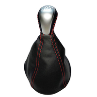 Holden HSV VY VZ Manual Leather Shifter Knob & Boot 6 Speed Red Stitch SS GTS Clubsport
