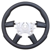Holden VY VZ Leather Steering Wheel Perforated Black/White Stitch SS Calais HSV WK WL