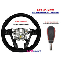 Holden HSV GTS Walkinshaw VE WM Leather Steering Wheel + Red Auto Gear Shift Suits All VE & WM Models