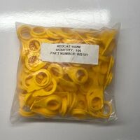 REDCAT Wheel Nut Indicators Restrainers 19 mm Yellow - Pack of 100