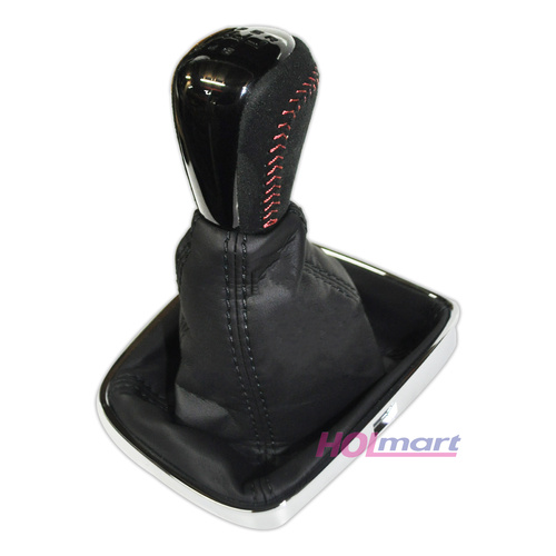 HSV VF GTSR W1 6 Speed Manual Shifter Knob & Boot Red Stitch GEN-F GEN-F2 GTS Clubsport R8 NOS