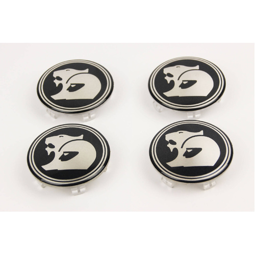 HSV Set of Centre Caps VE VF X4 GTS Clubsport Senator Grange Maloo E1 E2 E3 GEN-F GEN-F2 (Black) 63mm