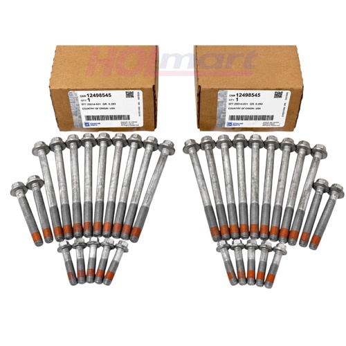 Genuine Holden Commodore Head Bolt Kit  VT II VX VY WH WK 5.7L  Early Type